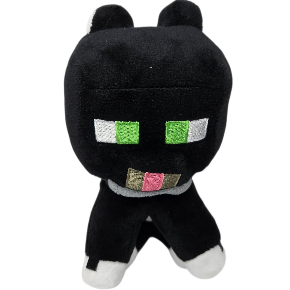 Mojang‎ Minecraft Tuxedo Cat Plush Gamer Video Game 7" Stuffed Plush Toy